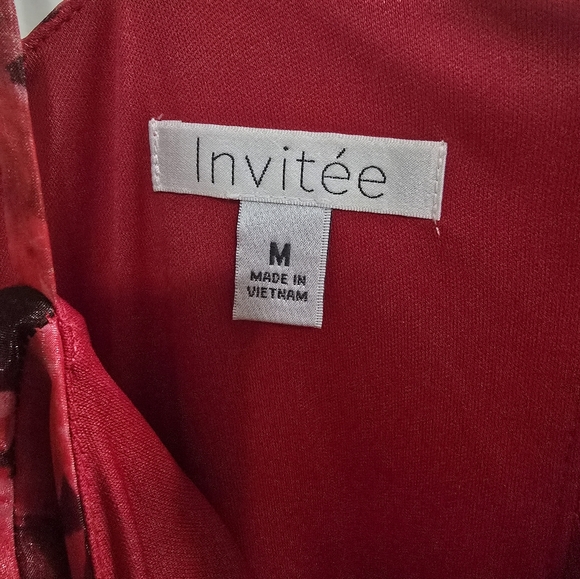 Floral Red Dress - Picture 4 of 4